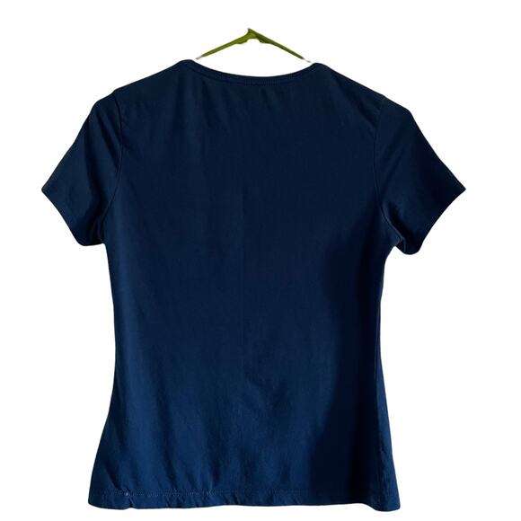 3/$15 Women’s Cuidado Con el Perro Blue T Shirt - Picture 3 of 4
